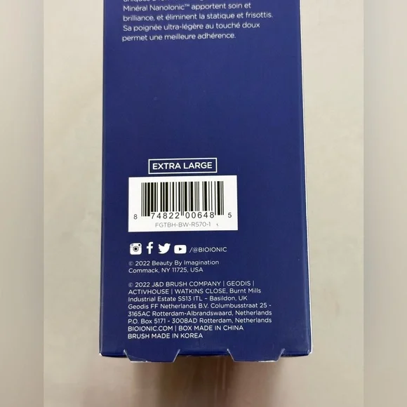 BIO IONIC Bluewave Nanoionic Conditioning Brush 2 inches listed